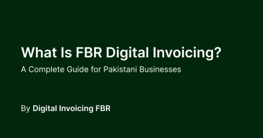what is FBR digital invoicing
